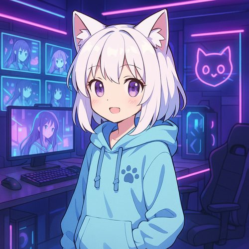 探花动漫-赛博猫娘